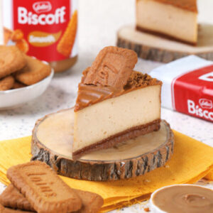 LOTUS BISCOFF CHEESECAKE SLICE