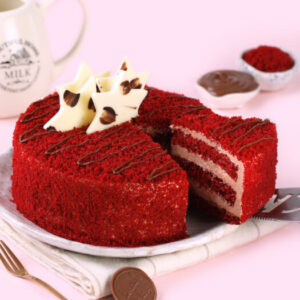 RED VELVET NUTELLA CAKE