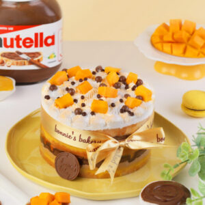 NUTELLA MANGO CAKE