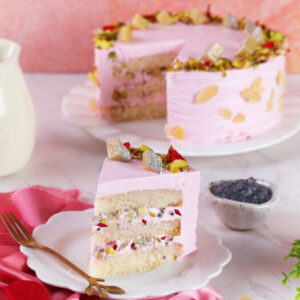 ROSE FALOODA CAKE