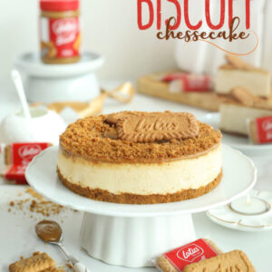 LOTUS BISCOFF BAKED CHEESECAKE