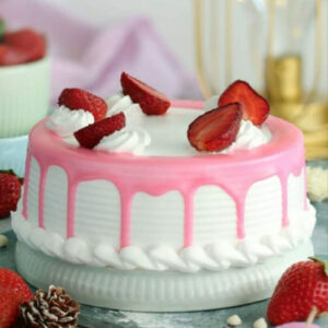 STRAWBERRY BAKED CHEESECAKE